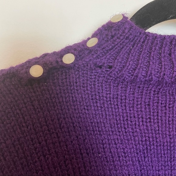 Vintage South Wool 100% Pure  Wool Hand Knitted Top - Picture 10 of 10